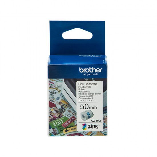 Brother CZ-1005 Label Roll White  50mm  (CZ-1005) (BROCZ1005)