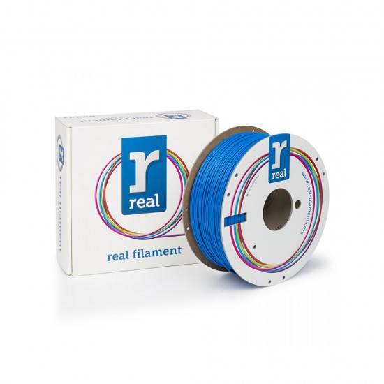 REAL ABS Plus 3D Printer Filament - Blue - spool of 1Kg - 1.75mm (REALABSPLUSBLUE1000MM175)