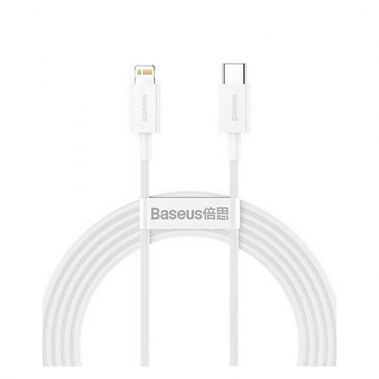 Baseus Type-C - Lightning Superior Series fast charging data cable PD 20W 2m White (CATLYS-C02) (BASCATLYS-C02)