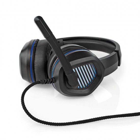 Nedis Over Ear Gaming Headset με σύνδεση USB (GHST410BK) (NEDGHST410BK)