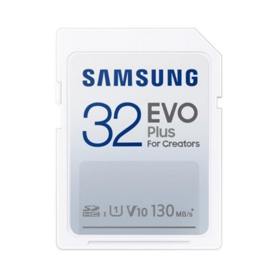 Samsung Evo Plus for Creators SDXC 32GB Class 10 U1 V10 UHS-I (MB-SC32K/EU) (SAMMB-SC32K-EU)