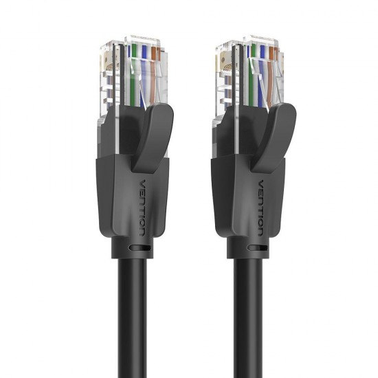 VENTION Cat.6 UTP Patch Ethernet Cable 0.5M Black (IBEBD) (VENIBEBD)