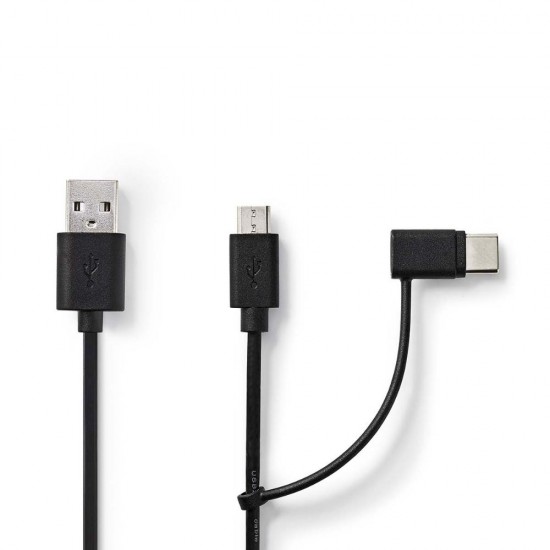 Nedis 2-in-1 Cable (CCGL60610BK10) (NEDCCGL60610BK10)