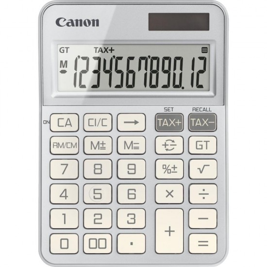 CANON KS-125KB-SL CALCULATOR Silver (6818C003AA) (CANKS125KBSL)