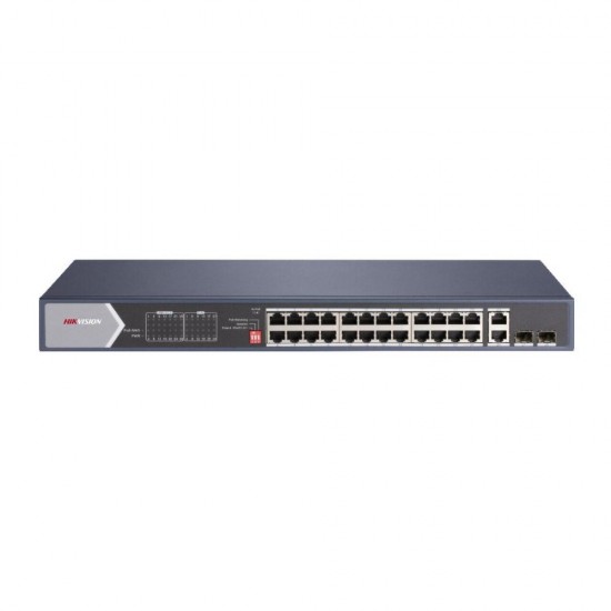 Hikvision 28 Port Unmanaged PoE Switch L2 Series (DS-3E0528HP-E) (HKVDS-3E0528HP-E)