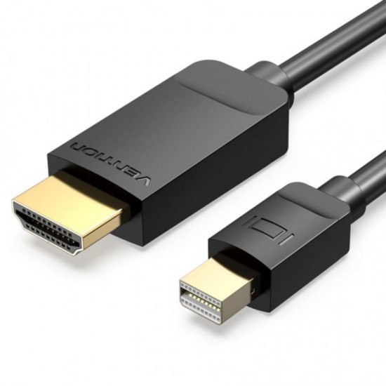 VENTION Mini DisplayPort to HDMI Cable 2M Black (HABBH) (VENHABBH)