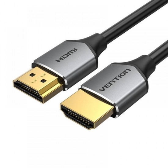 VENTION Ultra Thin HDMI Male to Male Cable 1M Gray Aluminum Alloy Type (ALEHF) (VENALEHF)