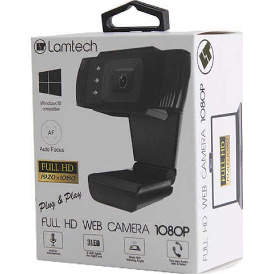 Lamtech Full HD USB Web Camera With LED