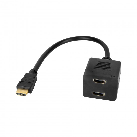 Splitter HDMI - 2xHDMI 20cm Cabletech