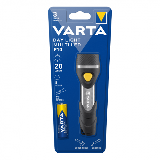 VARTA 16631101421 Day Light Multi LED F10 (1AA ΠΕΡΙΛΑΜ.)