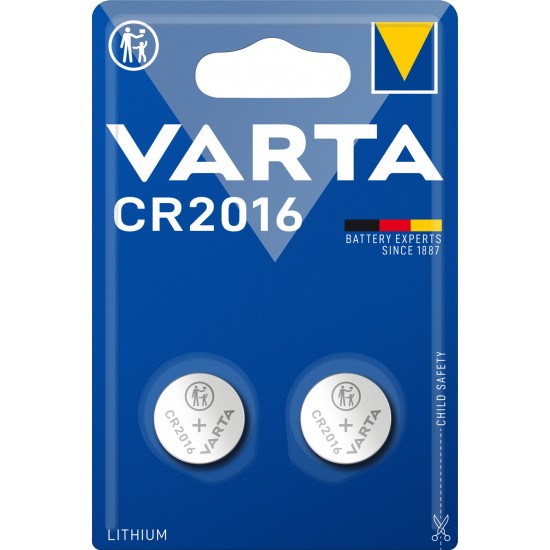 VARTA CR2016 συσκ.2  ΛΙΘΙΟΥ