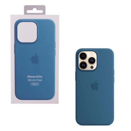 ΘΗΚΗ IPHONE 13 PRO MM2G3ZM/A A2707 SILICONE COVER WITH MAGSAFE BLUE JAY PACKING OR