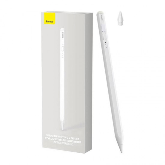 Baseus Smooth Writing 2 Stylus Pen with LED Indicators (white)