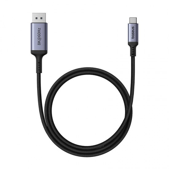 Baseus Καλώδιο USB-C σε DisplayPort 1.5m (Μαύρο)