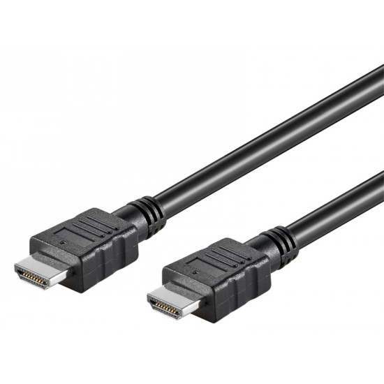 GOOBAY καλώδιο HDMI 58443 με Ethernet, 4K/30Hz, 10.2Gbit/s, 5m, μαύρο