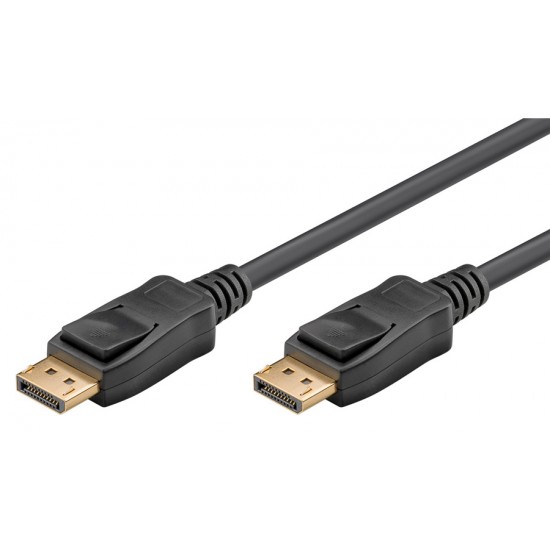 GOOBAY καλώδιο DisplayPort 61713, 4K/60Hz, 21.6 Gbit/s, 3m, μαύρο