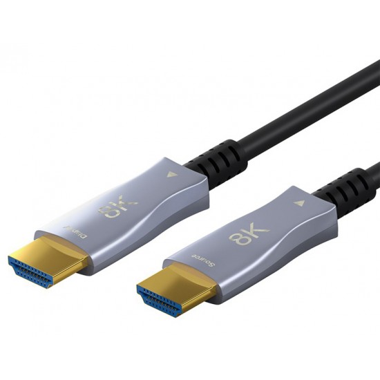 GOOBAY καλώδιο HDMI 2.1 65559 με Ethernet, 8K/60Hz, 48Gbps, 20m, μαύρο