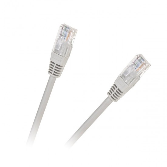 Patch cord UTP Cat5e 15m Γκρι