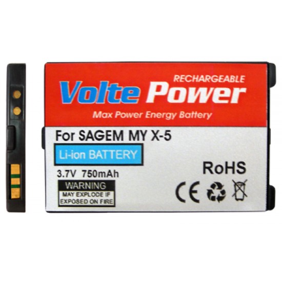 ΜΠΑΤΑΡΙΑ SAGEM MYX-5/MYX3-2 750mAh Li-ion VoltePower