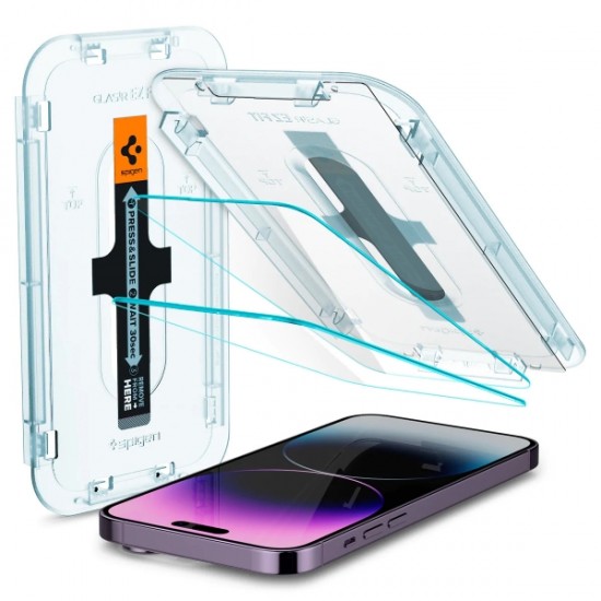 SPIGEN EZ FIT TEMPERED GLASS IPHONE 14 PRO MAX  2pcs