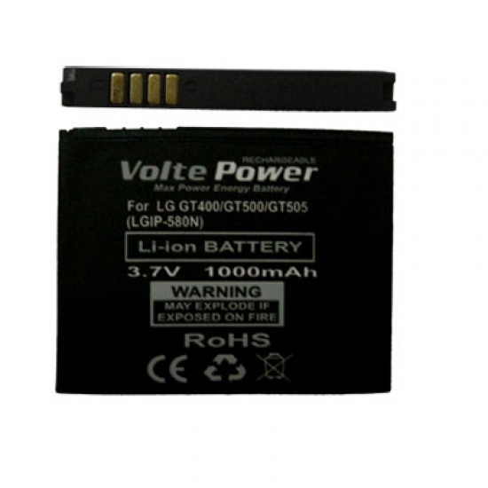 ΜΠΑΤΑΡΙΑ LG GC900/GT500/GT505 1000mAh Li-ion(LGIP-580N)VoltePowe