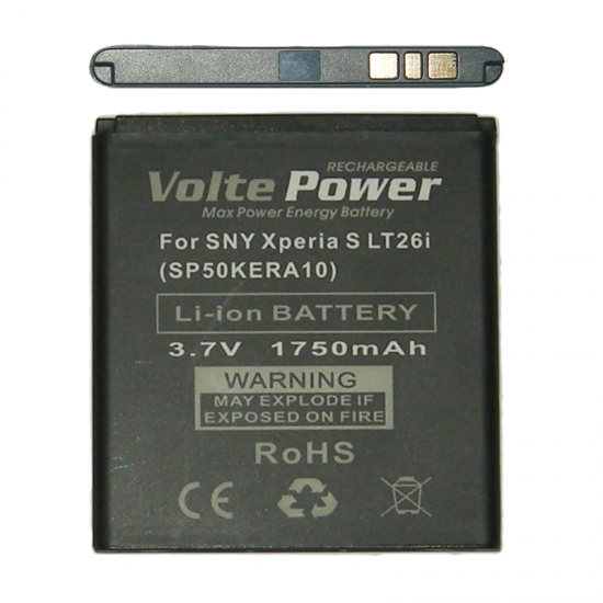 ΜΠΑΤΑΡΙΑ SONY LT26/XPERIA S 1750mAh Li-ion(SP50KERA10)VoltePower