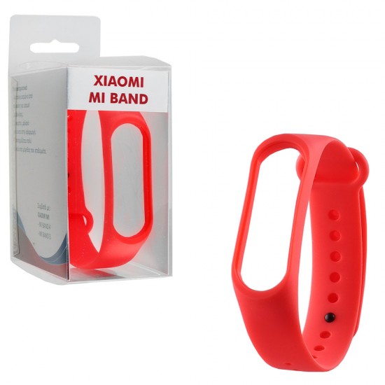 VOLTE-TEL ΛΟΥΡΑΚΙ ΣΙΛΙΚΟΝΗΣ XIAOMI MI BAND 4/MI BAND 3 RED