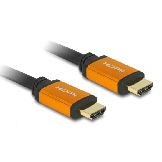 DELOCK καλώδιο HDMI 85728, 8K/60Hz, 48 Gbps, eARC, HDR, 1.5m, μαύρο