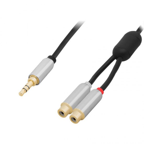 Καλώδιο Stereo Jack 3.5mm - 2xRCA M/F 15cm