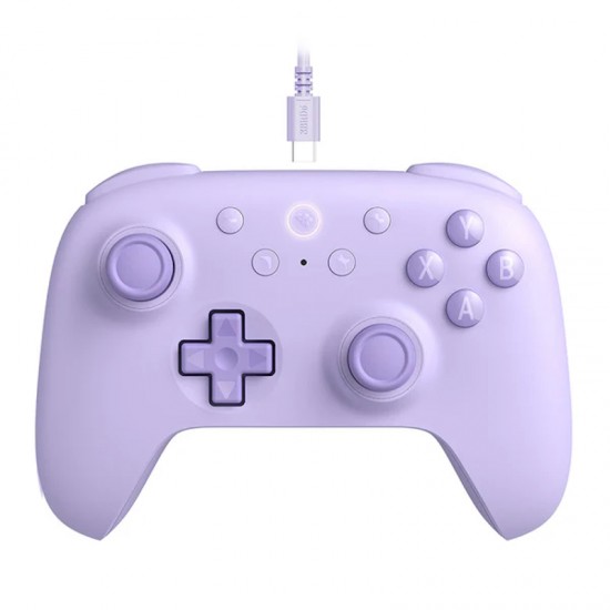  8BitDo Ultimate 2C Wired Controller για Windows/Android (Hall Effect Μοχλοί και Triggers/Δόνηση Rumble) - Purple