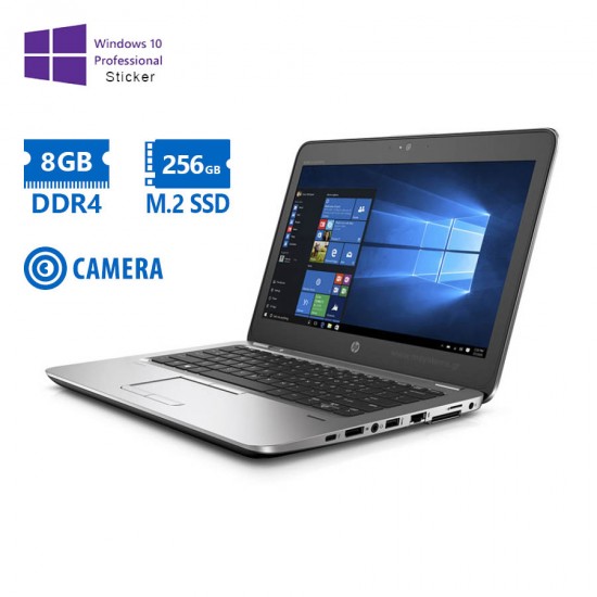 HP (A-) EliteBook 820 G4 i7-7500U/12.5"/8GB DDR4/256GB M.2 SSD/No ODD/Camera/10P Grade A- Refurbishe