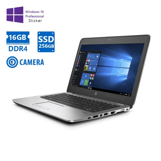 HP (A-) EliteBook 820 G4 i5-7300U/12.5"/16GB DDR4/256GB SSD/No ODD/Camera/10P Grade A- Refurbished L