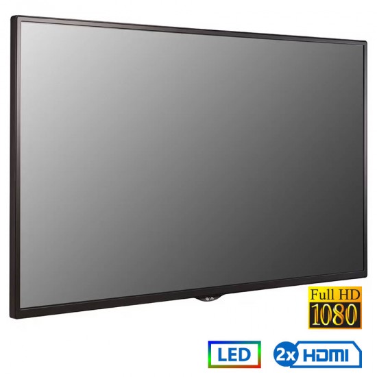 Used Signage Display 65SM5D-B LED/LG/65\\"FHD/1920x1080/Black/DVI-D & DP & 2xHDMI & RGB