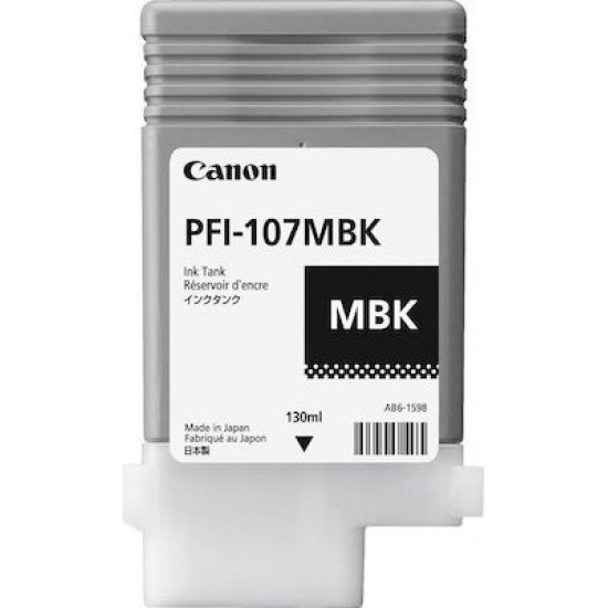 Canon Μελάνι Inkjet PFI-107MBK Matte Black (6704B001AA) (CANPFI-107MBK)