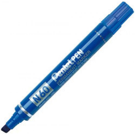 PENTEL N60 CHISEL POINT BLUE