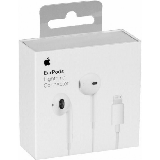 Apple EarPods Earbuds Handsfree με Βύσμα Lightning Λευκό