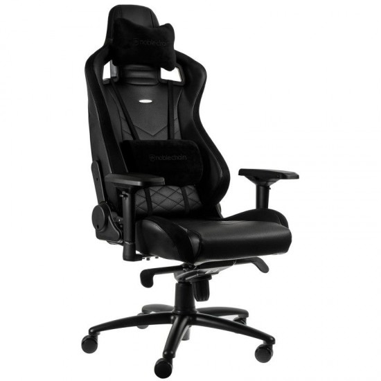 noblechairs EPIC Gaming Chair Breathable, 4D armrests, 60mm casters - black