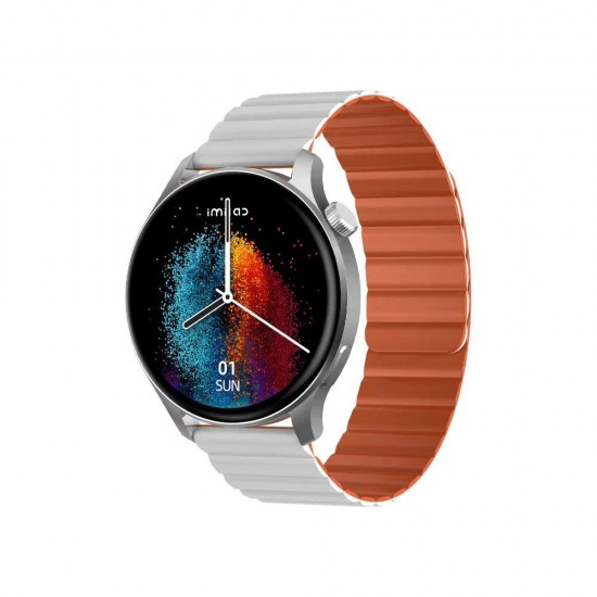 IMILAB W13 Smartwatch με Παλμογράφο Ασημί