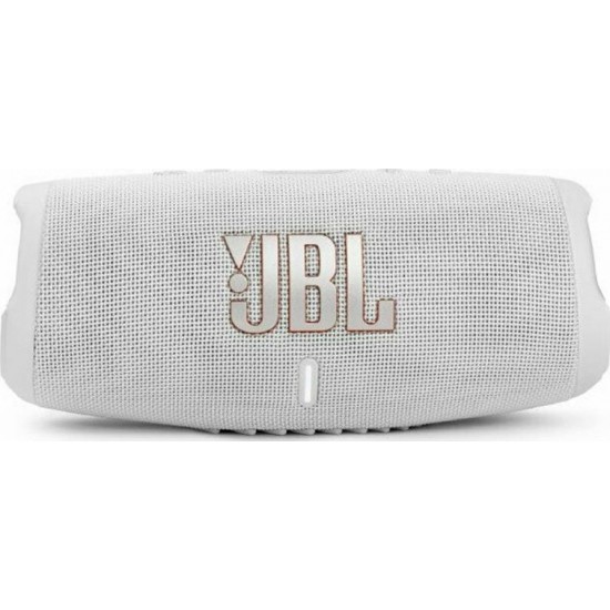 JBL Charge 5 Αδιάβροχο Ηχείο Bluetooth 40W Λευκό