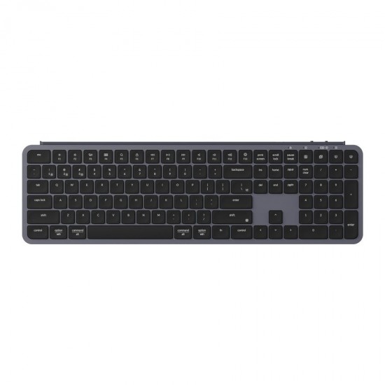 Keychron B6 Pro (B6P-K1) Ultraslim Wireless BT Keyboard ZMK Online customization - Gray US Layout