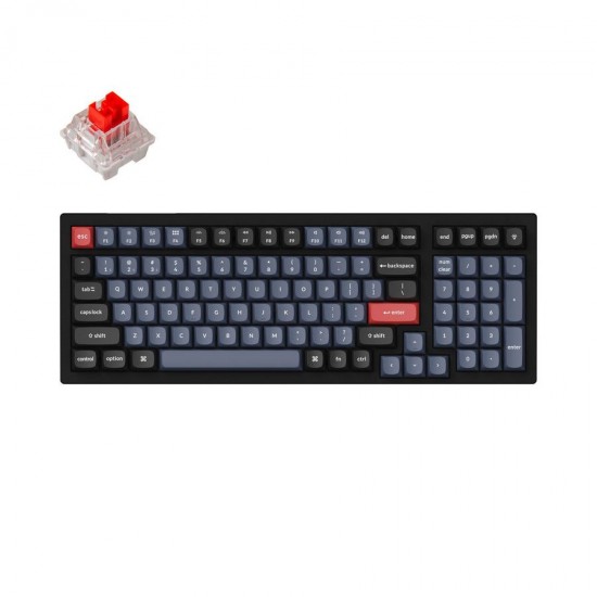 Keychron K4 Pro QMK/VIA (K4P-H1) Wireless Mechanical Keyboard-Red Switch (Hot-Swappable) US Layout