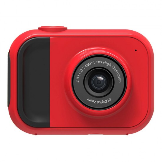 Lamtech Action Camera Full HD (1080p) Υποβρύχια  Οθόνη 2'' Με Θήκη  Κόκκινη