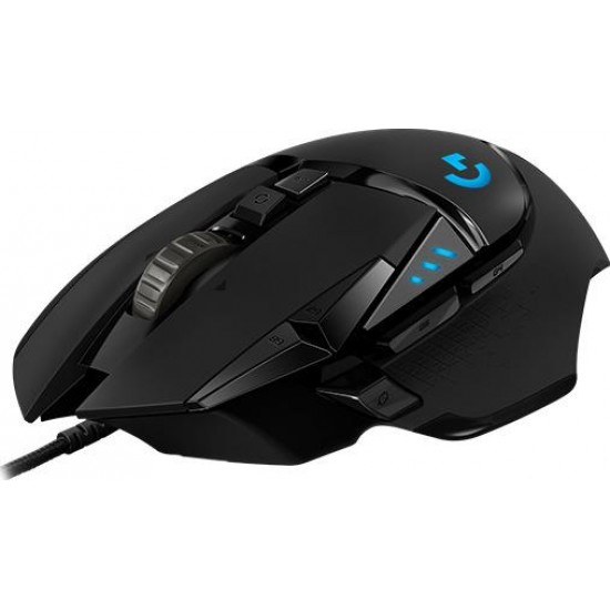 Logitech G502 Hero RGB Gaming Ποντίκι 16000 DPI Μαύρο