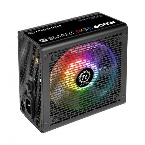 THERMALTAKE τροφοδοτικό PC Smart RGB, 600W, 80 Plus Standard, Active PFC