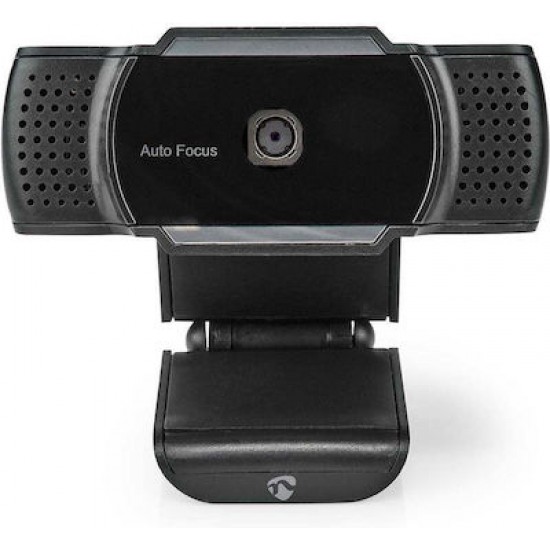 Nedis Webcam 2K@30fps with Built-In Microphone Black (WCAM110BK) (NEDWCAM110BK)