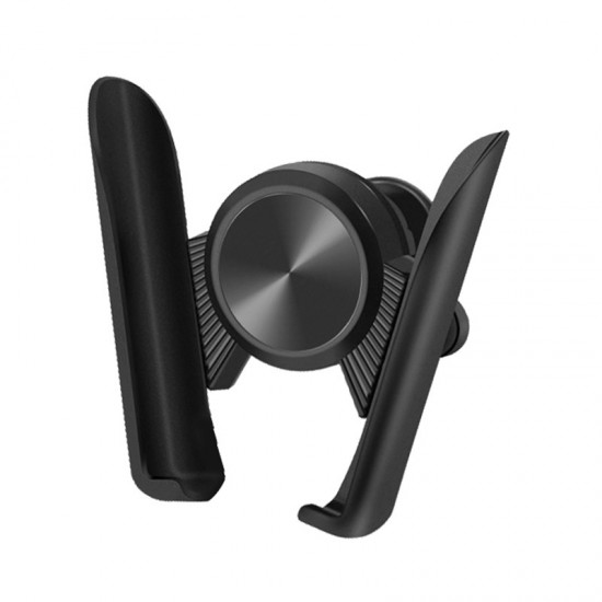 Car holder - gravity WINGS air vent or dashboard mount black