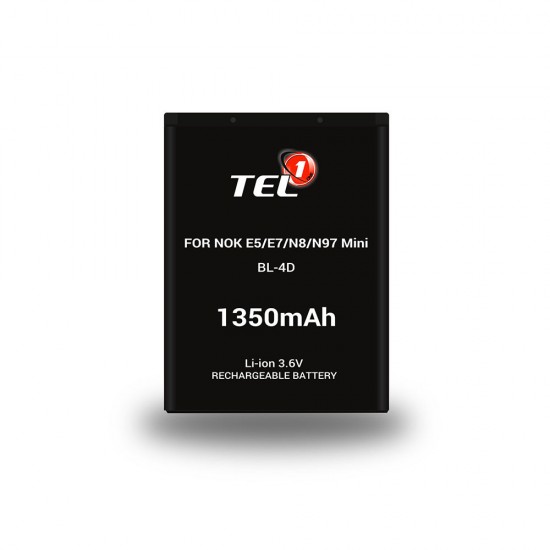 Tel1 Battery for Nokia E5/E7/N8/N97 Mini (BL-4D) 1350mAh Li-ion