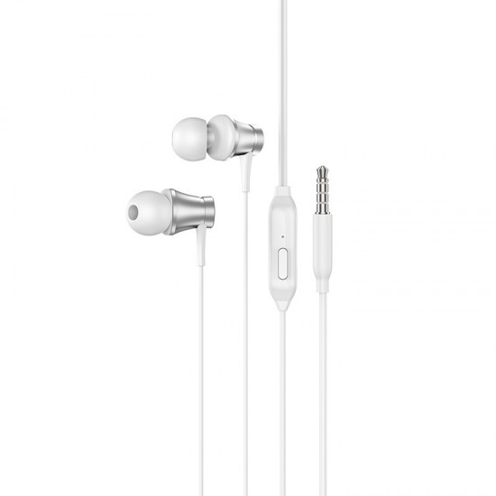 Borofone Earphones BM73 Platinum silver