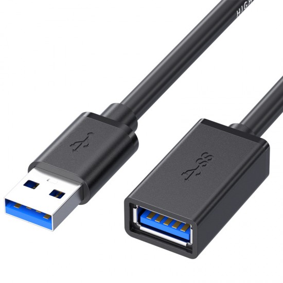 Extension cable - USB to USB 3.0 - 3 metres black