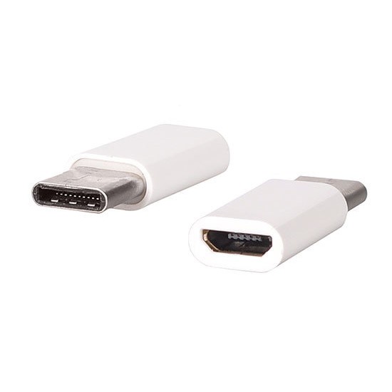 Adapter - Micro USB to Type C - WHITE